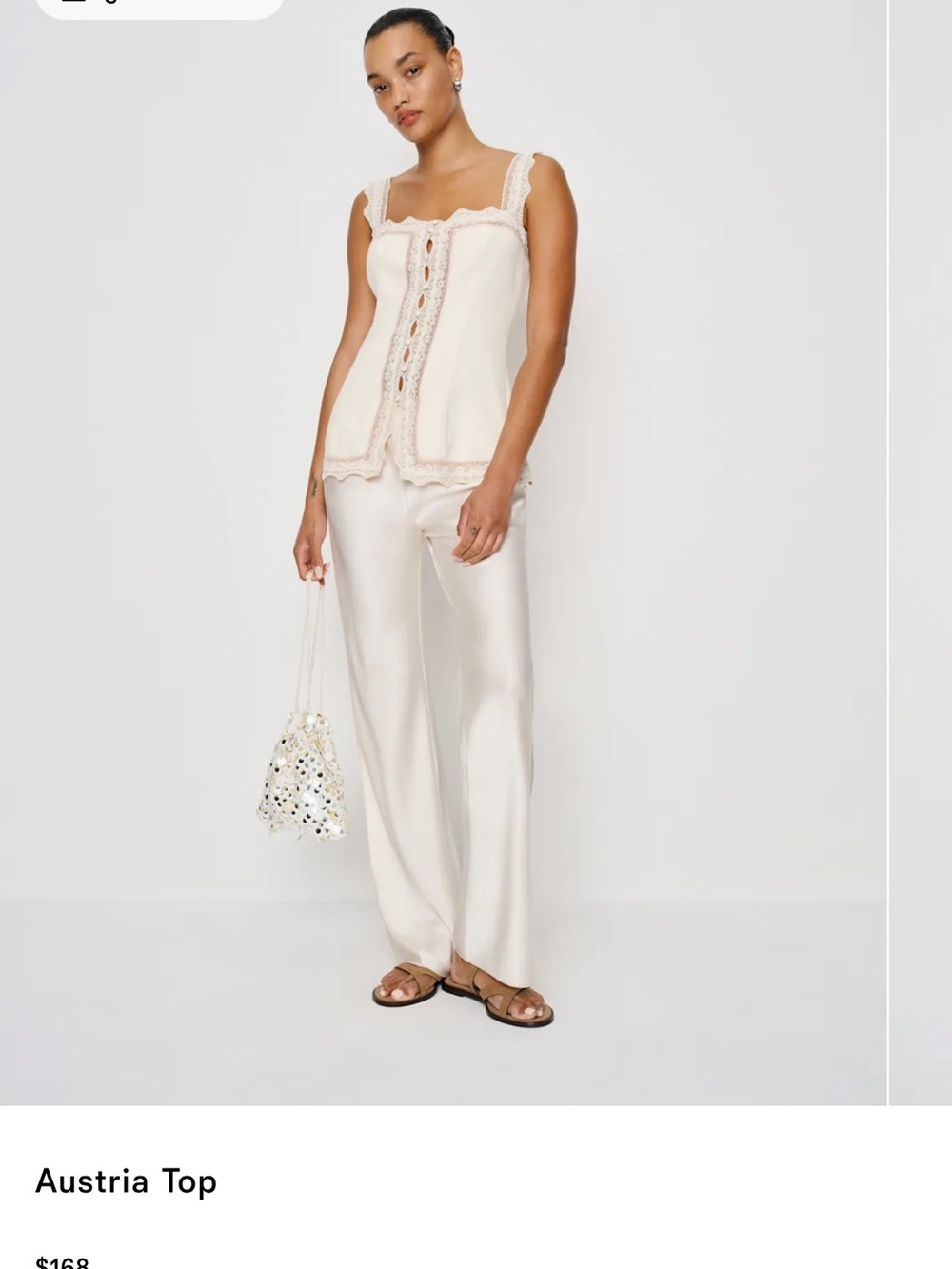 Reformation Austria Top in Gossamer